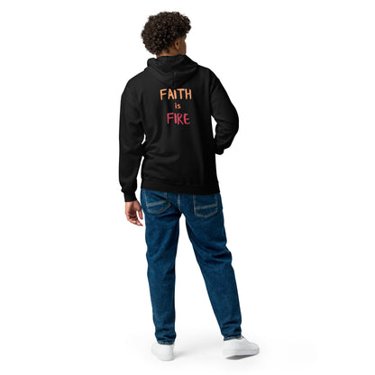 Faith Over Fear Flair Zip Hoodie