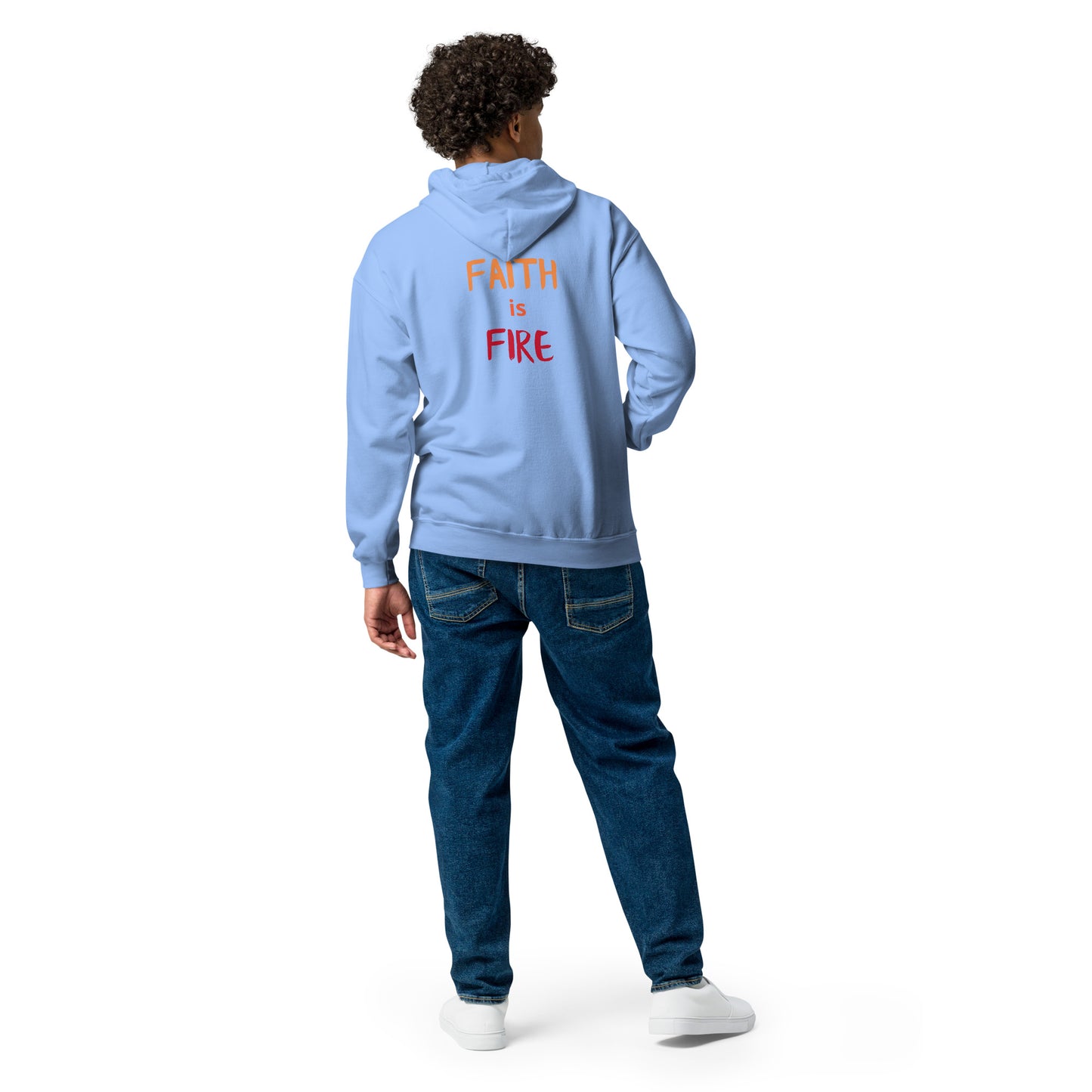 Faith Over Fear Flair Zip Hoodie