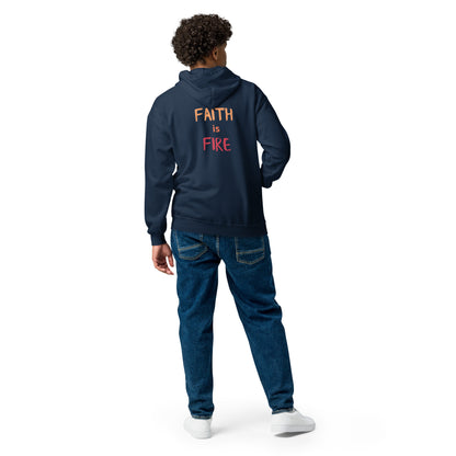 Faith Over Fear Flair Zip Hoodie