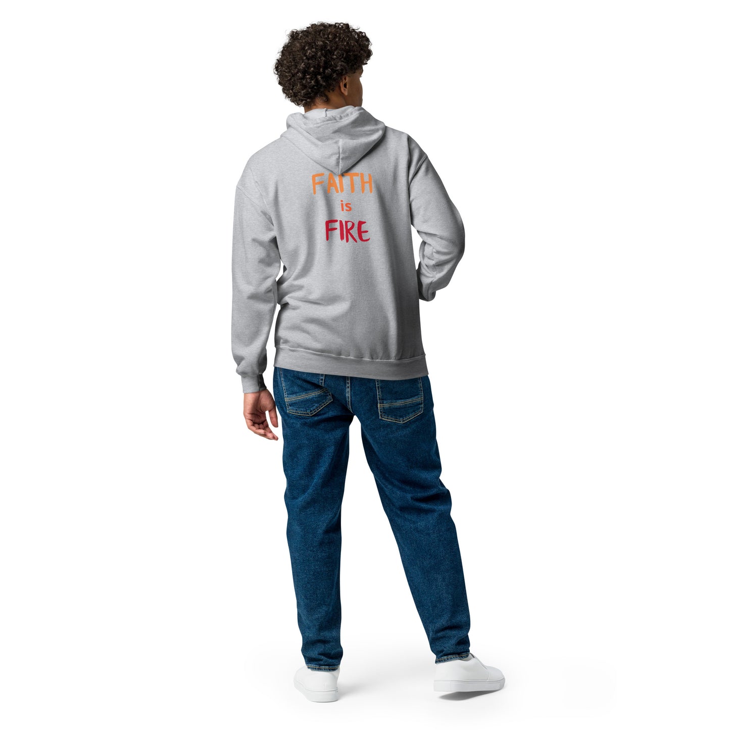 Faith Over Fear Flair Zip Hoodie